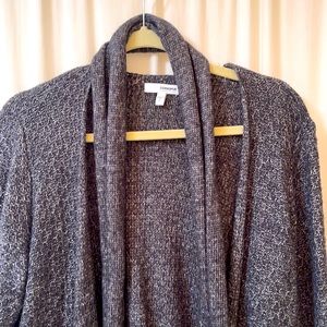 Sonoma Sweater with Fringe on Bottom and Matching Scarf